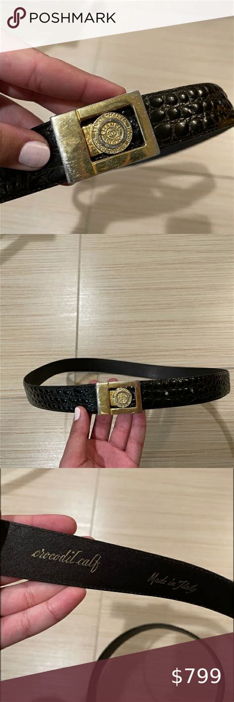 fake chanel cambon belt|chanel belt original.